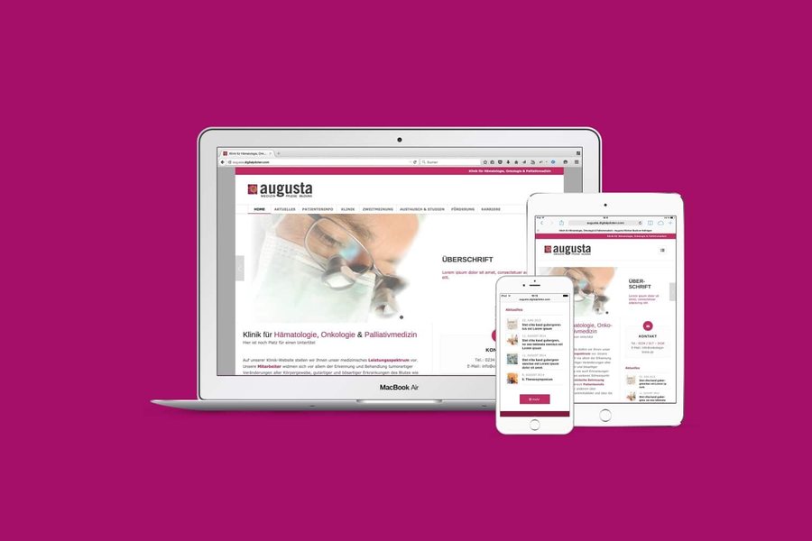 Responsive Webdesign Augusta Kliniken Bochum Hattingen Responsive Webdesign Augusta Kliniken Bochum Hattingen