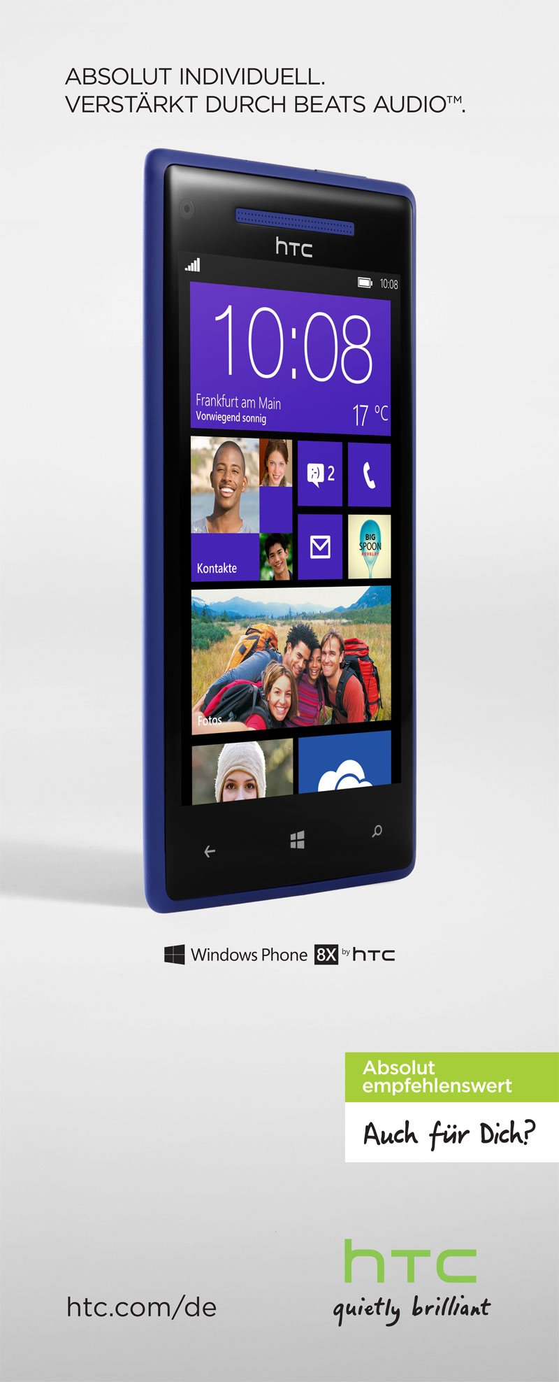 Rollup-Gestaltung HTC Windows Phone 8