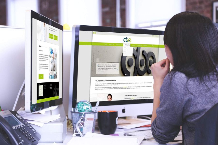Responsive Webdesign für ABA GmbH & Co. KG